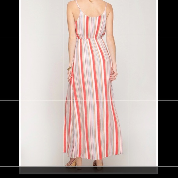Striped Maxi Dress - Picture 2 of 2